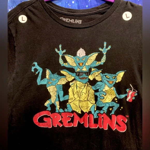 Gremlins Classic 80s Movie T-shirt Size L - Picture 2 of 7